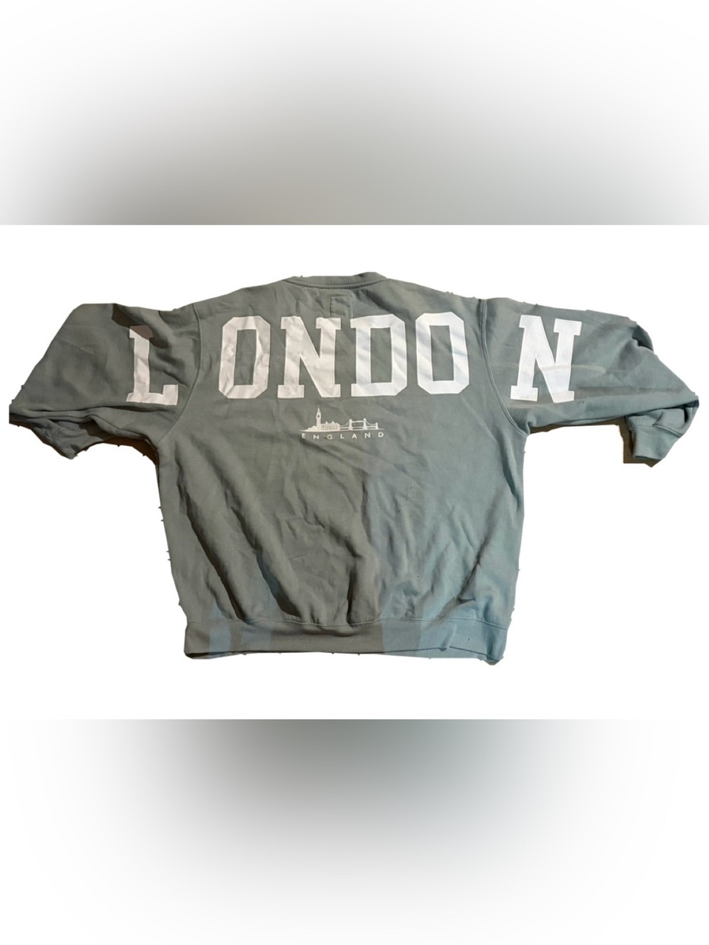 England London Graphic Sweatshirt - Sage Green
